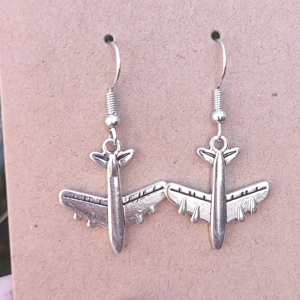 Airplane Earrings